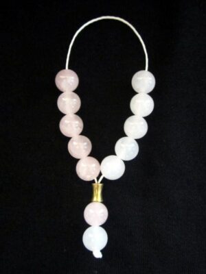 White Jade and Rose Quartz Koosha